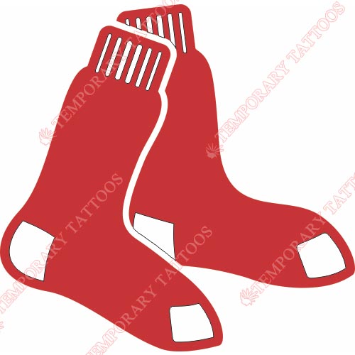 Boston Red Sox Customize Temporary Tattoos Stickers NO.1458